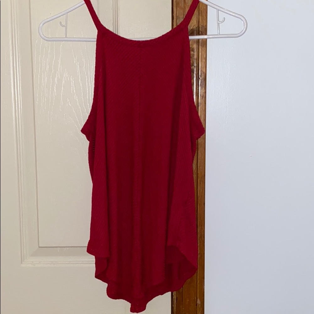 Dressy red tank